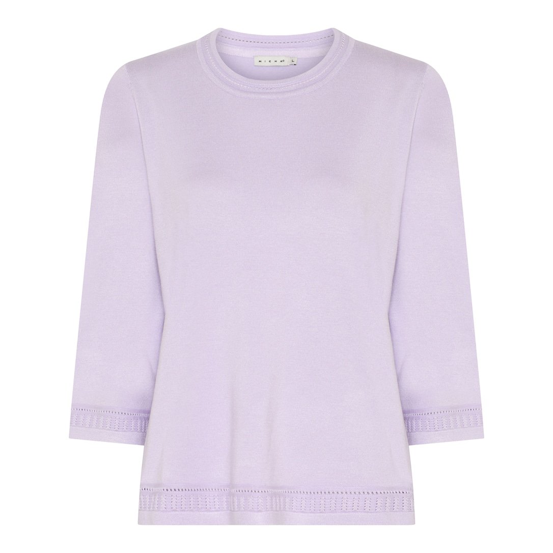 Micha Viscose Strik Lavendel Xxxl