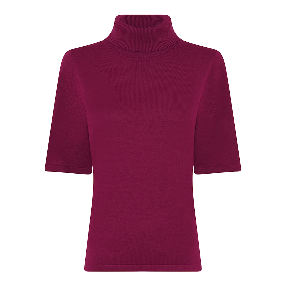Micha Viscose Strik Lilla Vin Xxxl