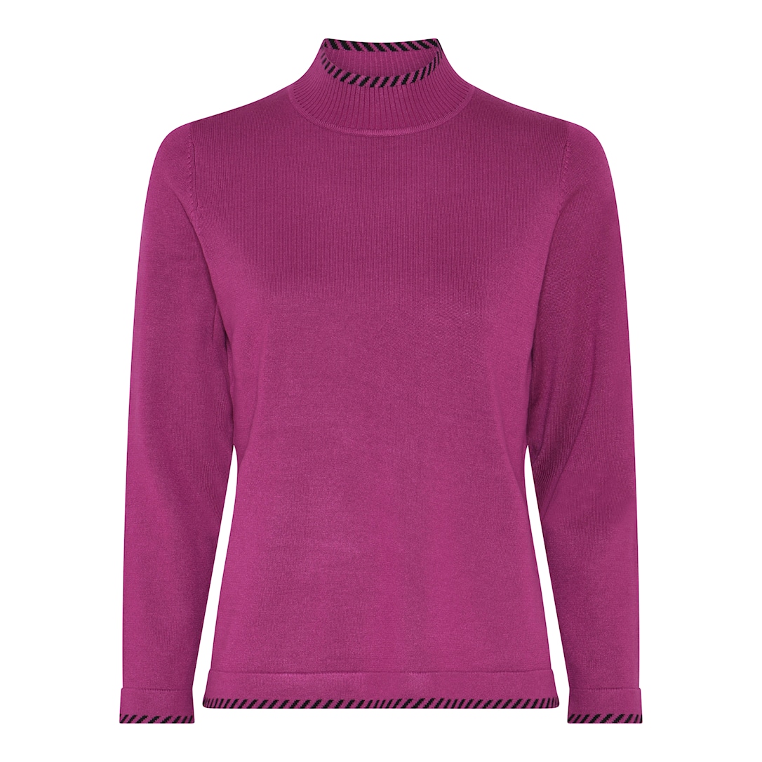 Micha Viscose Strik Kant Pink Xxxl Pink