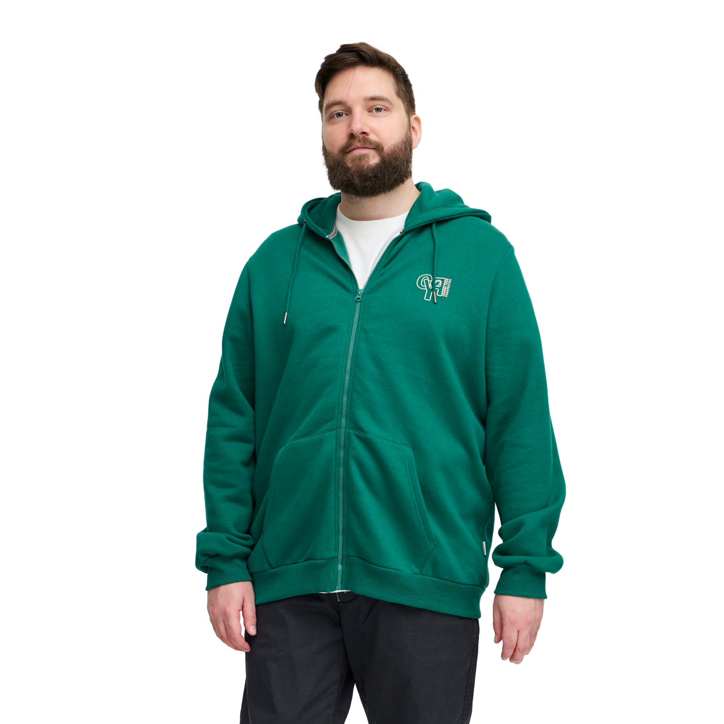 Blend Herre Hættetrøje Plus Size Evergreen 5xl Grøn  5XL