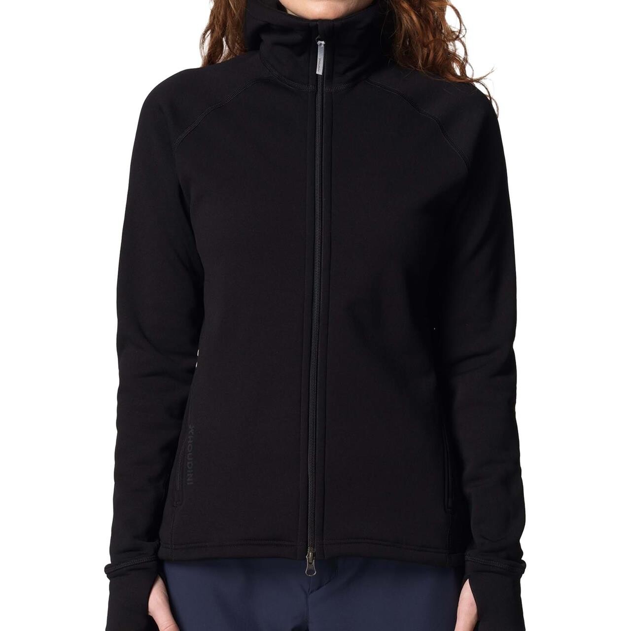 Houdini Womens Power Houdi Sort True Black True Black Large Sort  X-large