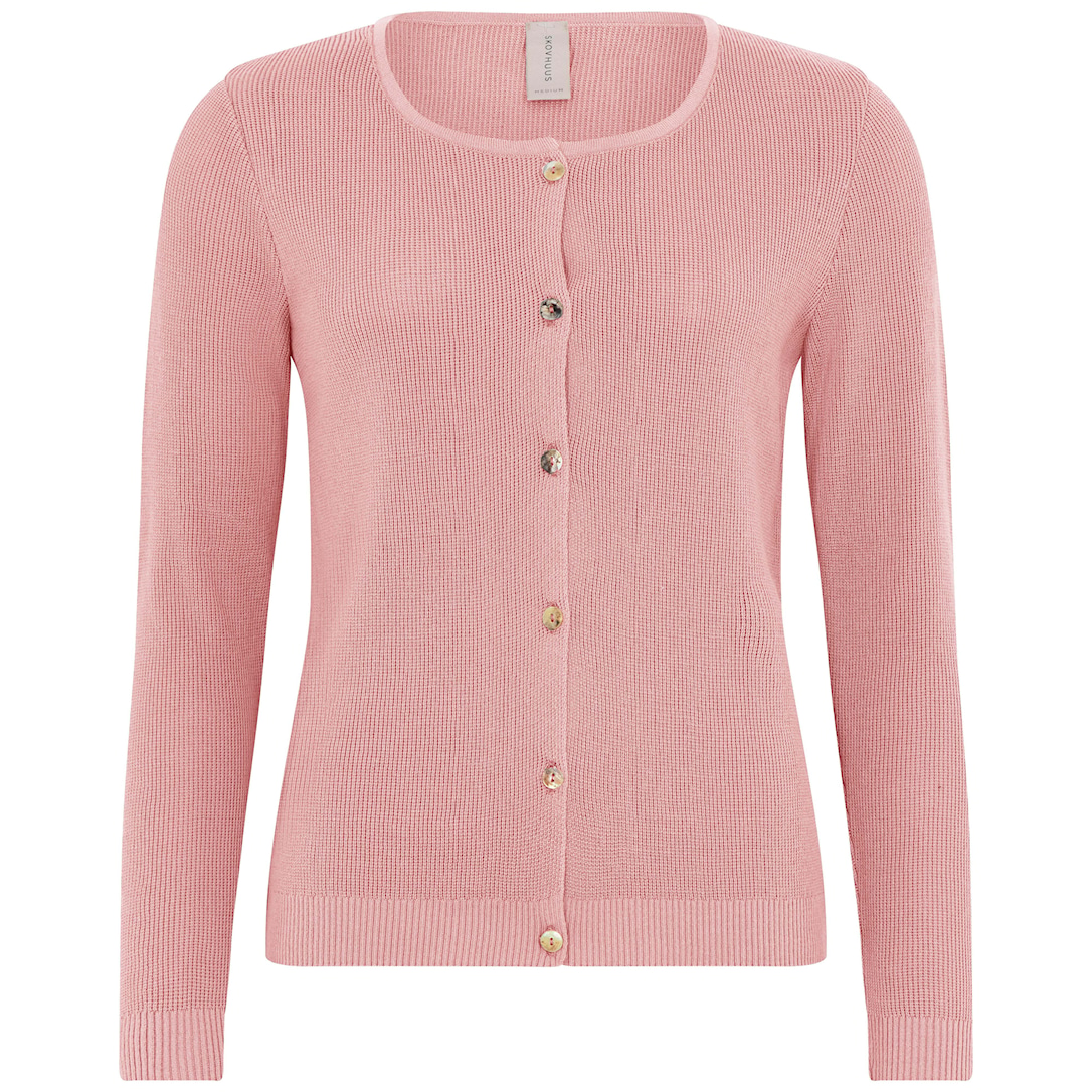 Skovhuus Kvinde Malene Cardigan Lip Rose Xxxl Lip Rose Female XXXL