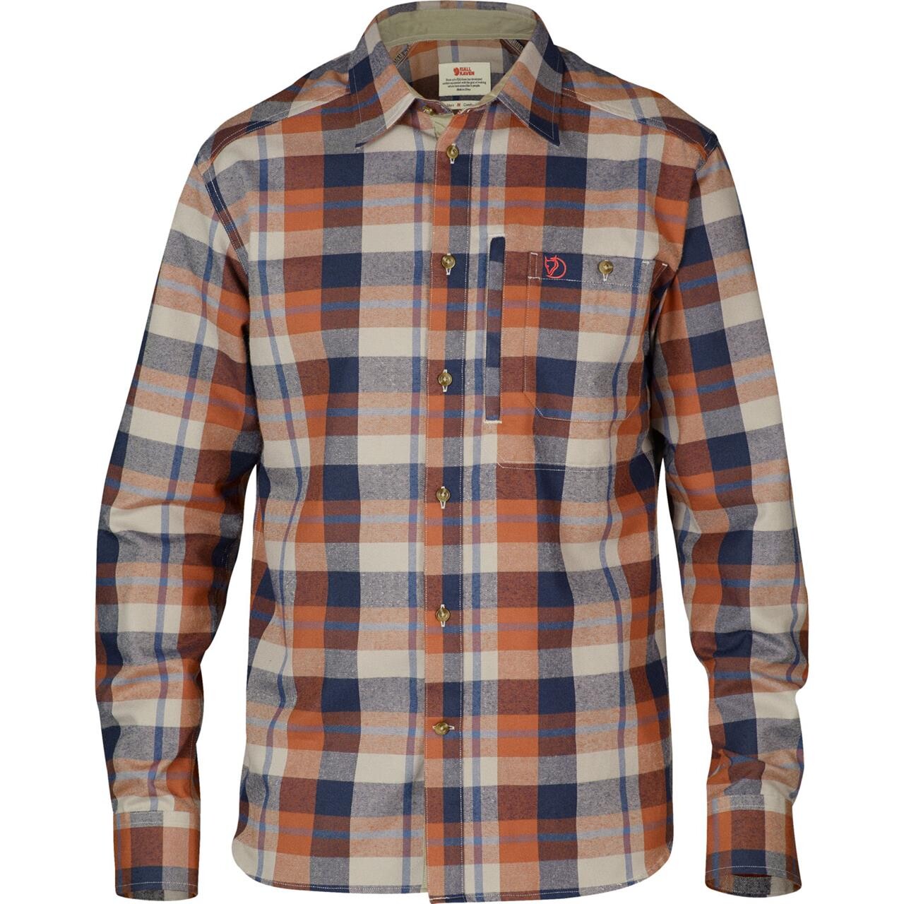 Fjallraven Mens Fjallglim Shirt Rød Autumn Leaf 215 Large Rød (AUTUMN LEA  XX-large