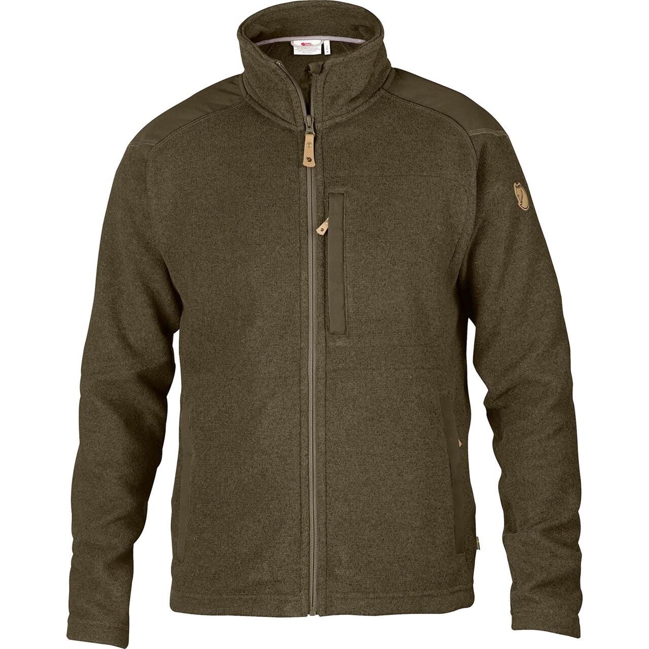 Fjallraven Mens Buck Fleece Grøn Dark Olive 633 Large Grøn  X-large