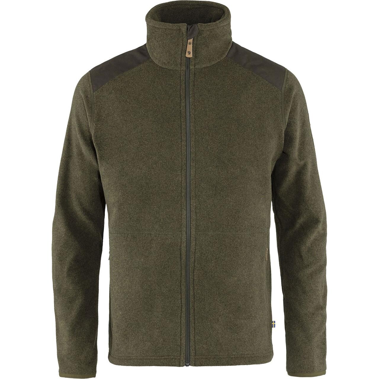 Fjallraven Mens Sten Fleece Grøn Dark Olive 633 Xxx Large Grøn  XXX-large