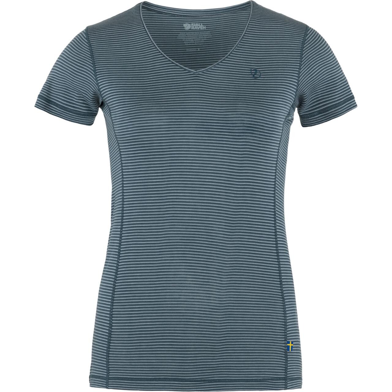 Fjallraven Womens Abisko Cool Shirt Blå Indigo Blue 534 Large Blå (INDIGO BLU  X-large