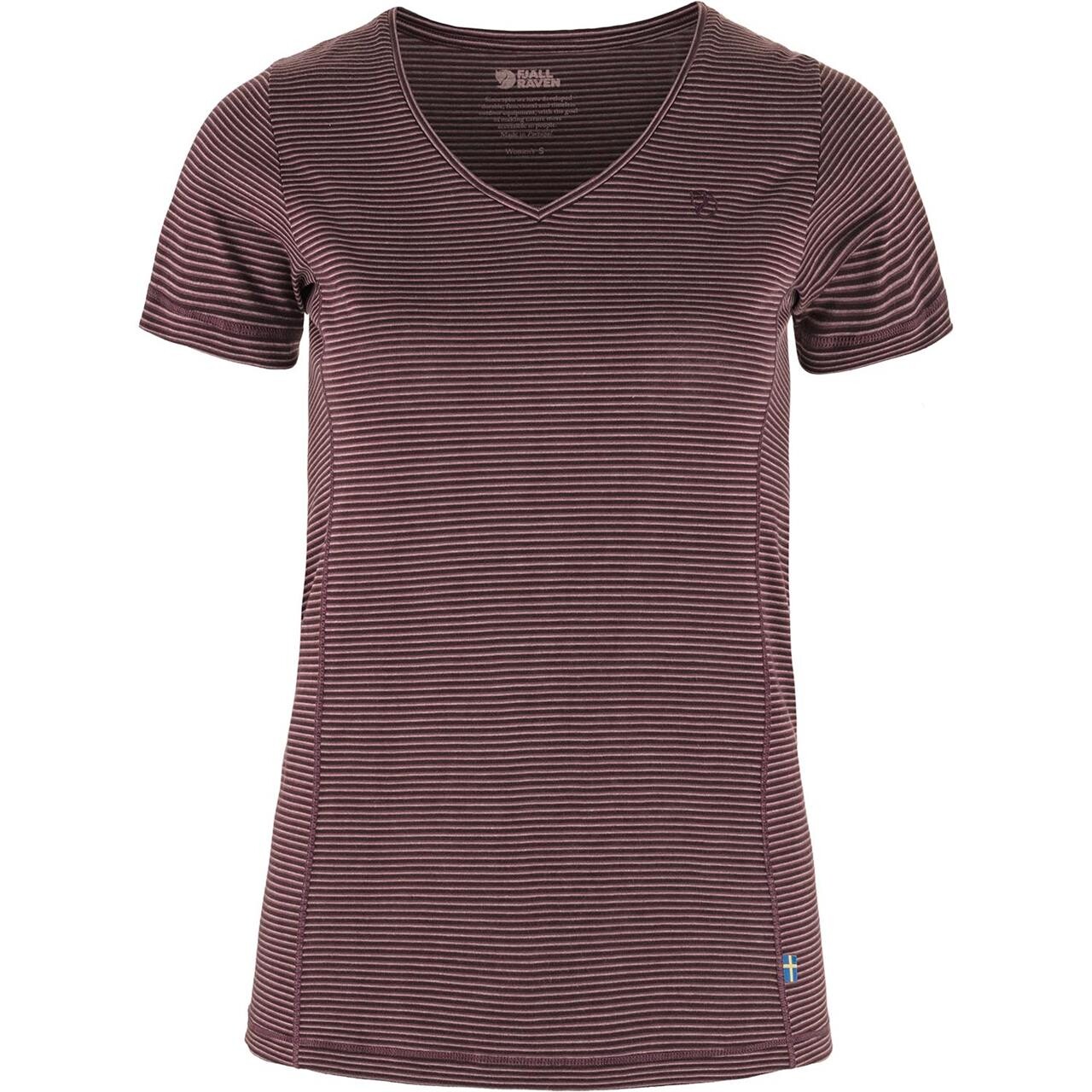 Fjallraven Womens Abisko Cool Shirt Rød Port 357 Large Rød (PORT/357)  X-large