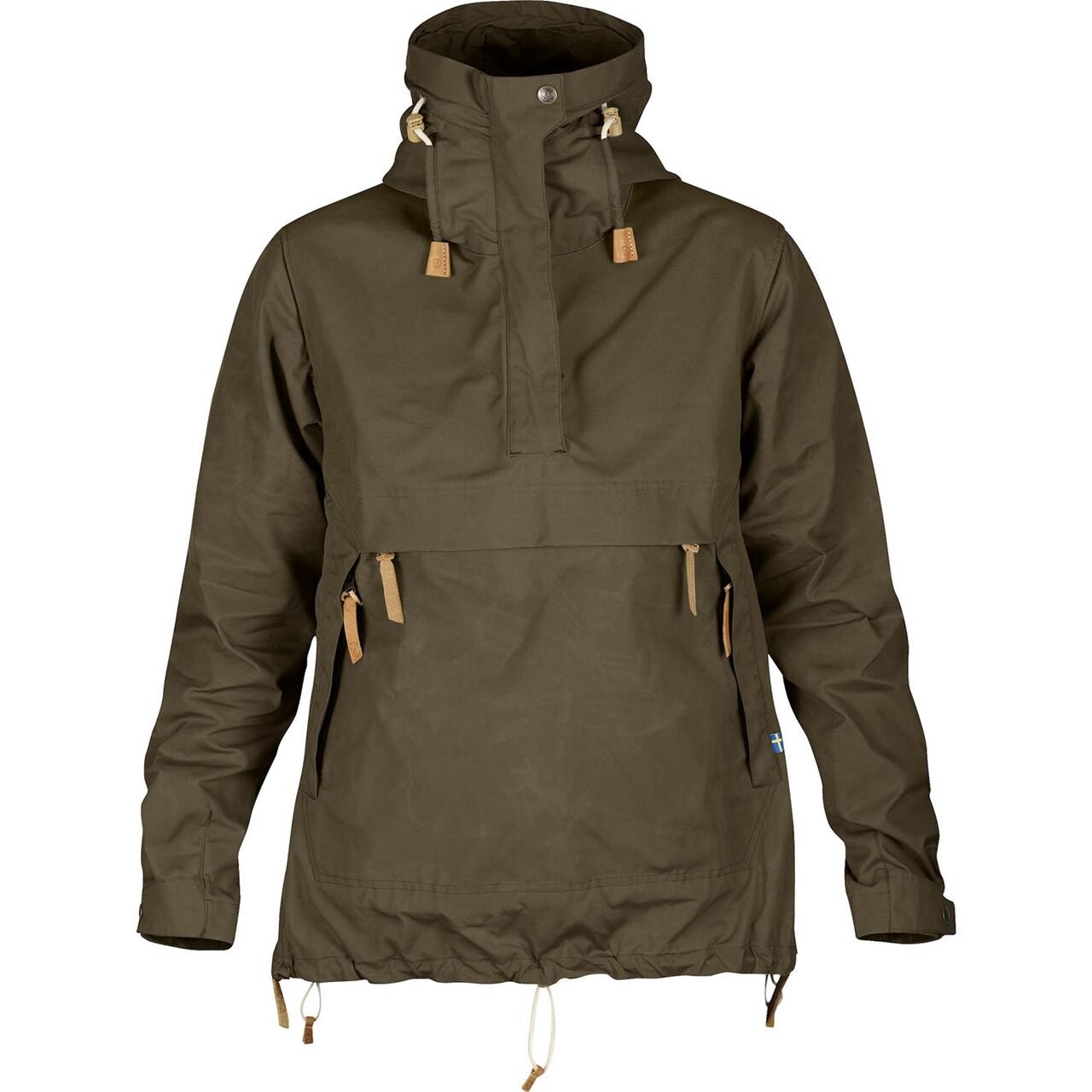 Fjallraven Womens Anorak Grøn Dark Olive 633 Large Grøn  X-large