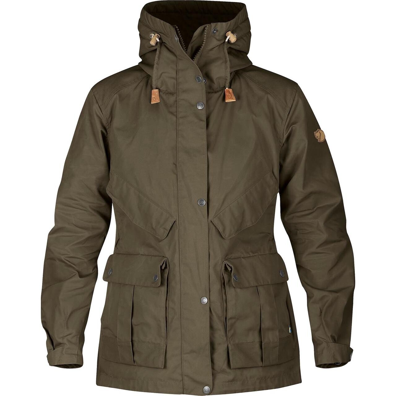 Fjallraven Womens Jacket Grøn Dark Olive 633 Large Grøn  X-large