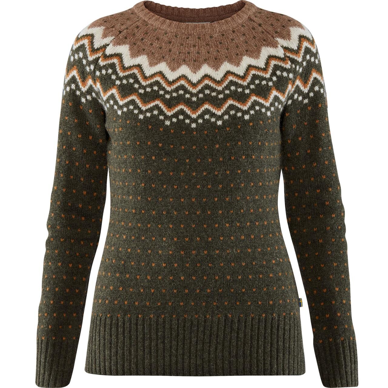 Fjallraven Womens Vik Knit Sweater Grøn Deep Forest 662 Large Grøn  X-large