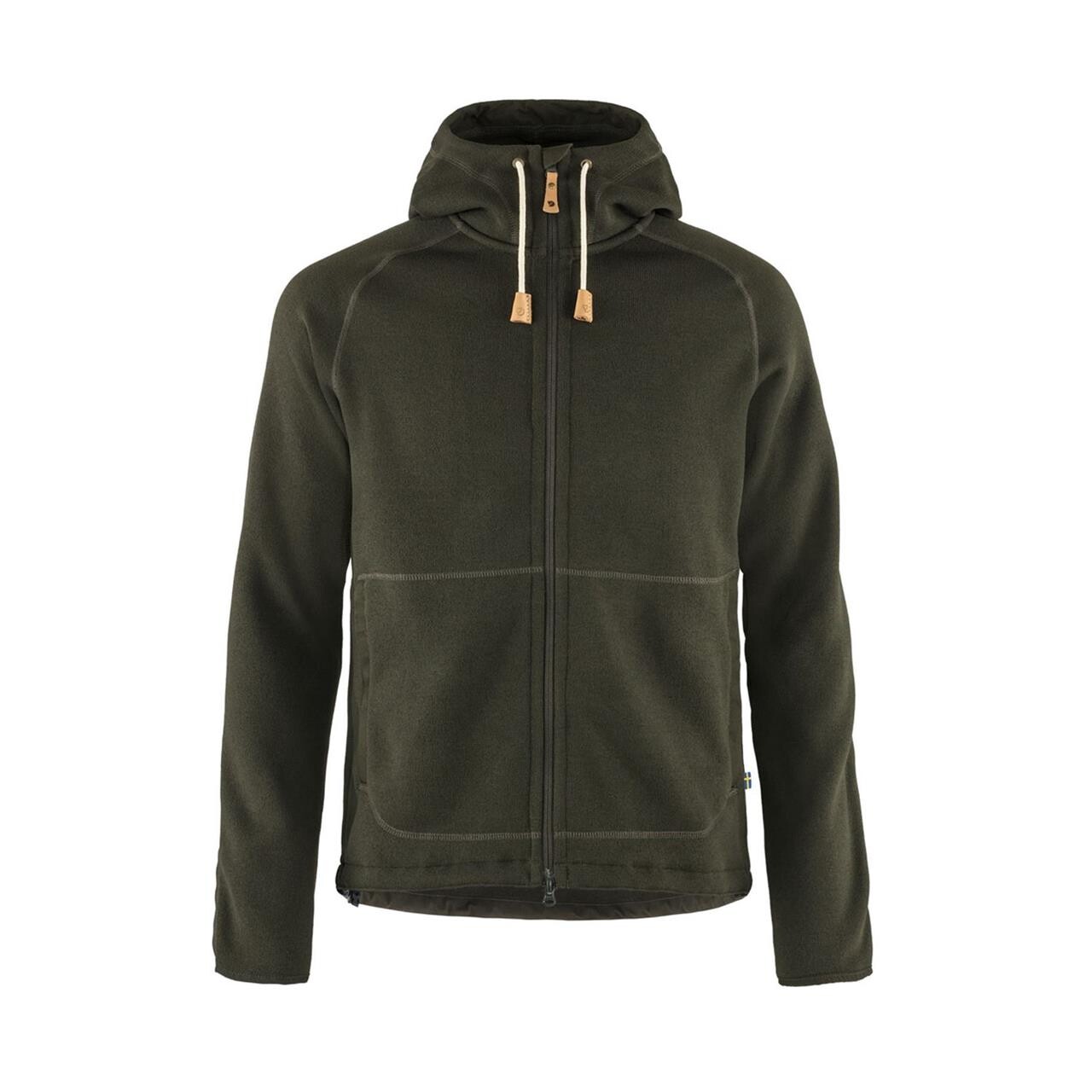 Fjallraven Mens Vik Fleece Hoodie Grøn Deep Forest 662 Large Grøn  XX-large