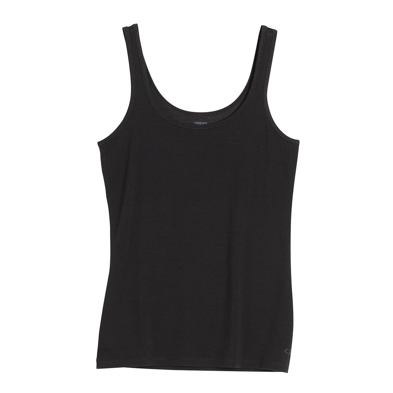 Icebreaker Womens Merino 150 Siren Tank Sort Black Large Sort  X-large
