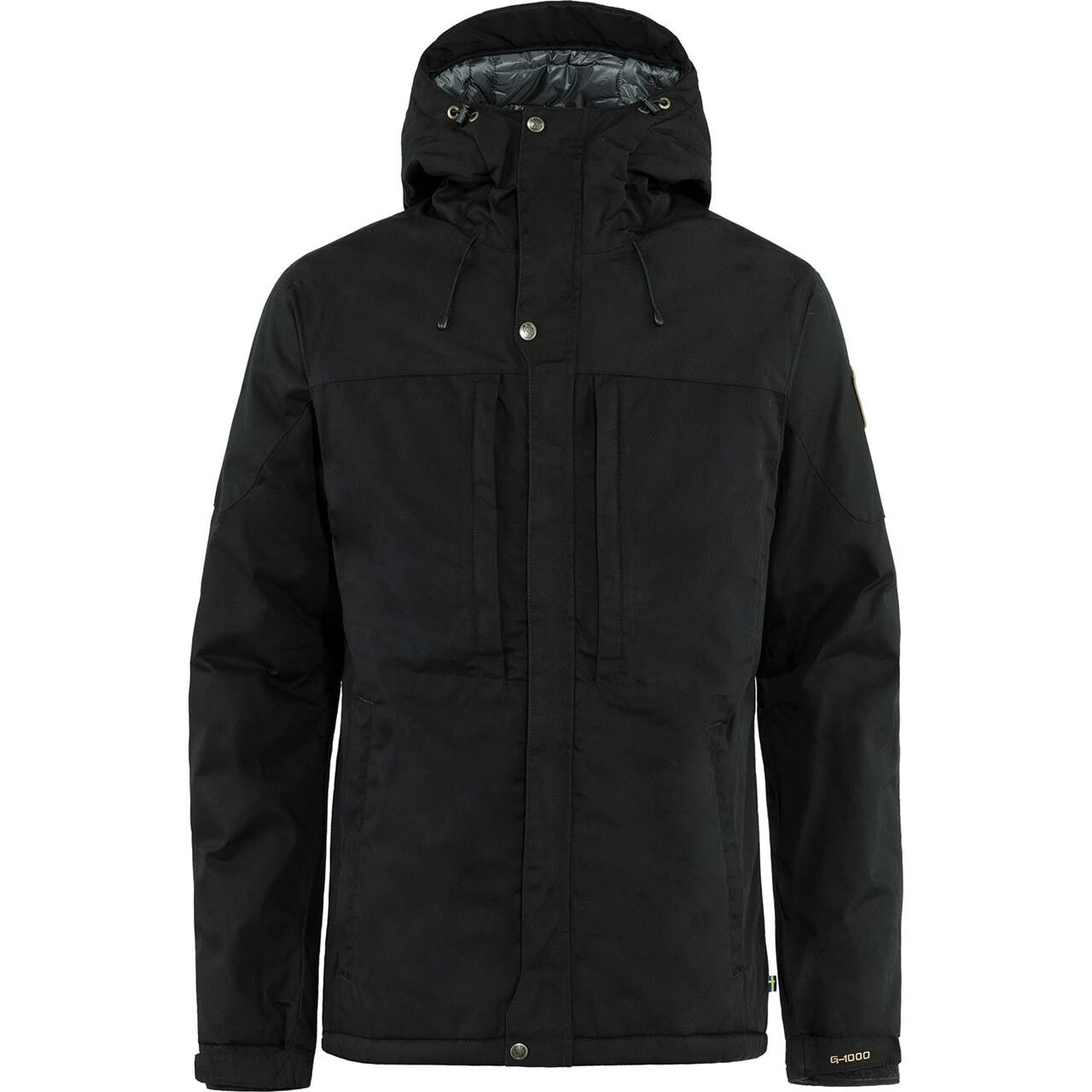 Fjallraven Mens Skogs Padded Jacket Sort Black 550 Xxx Large Sort  XXX-large