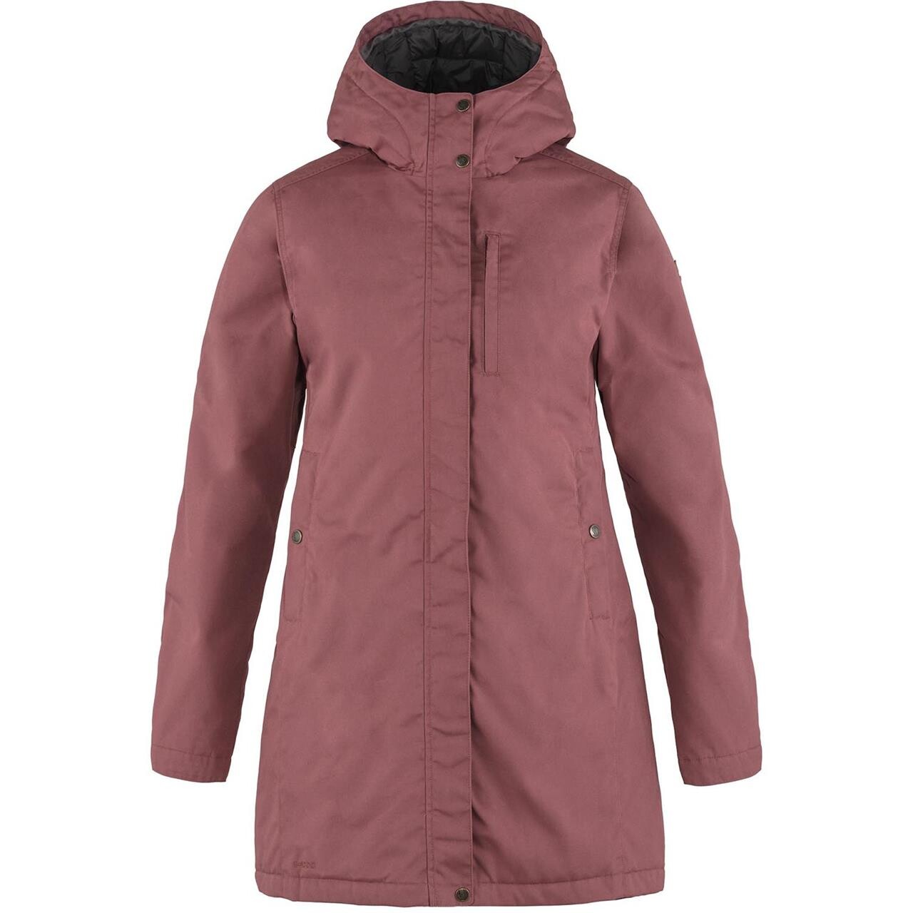 Fjallraven Womens Kiruna Padded Parka Rød Mesa Purple 410 Large Lilla  XX-large