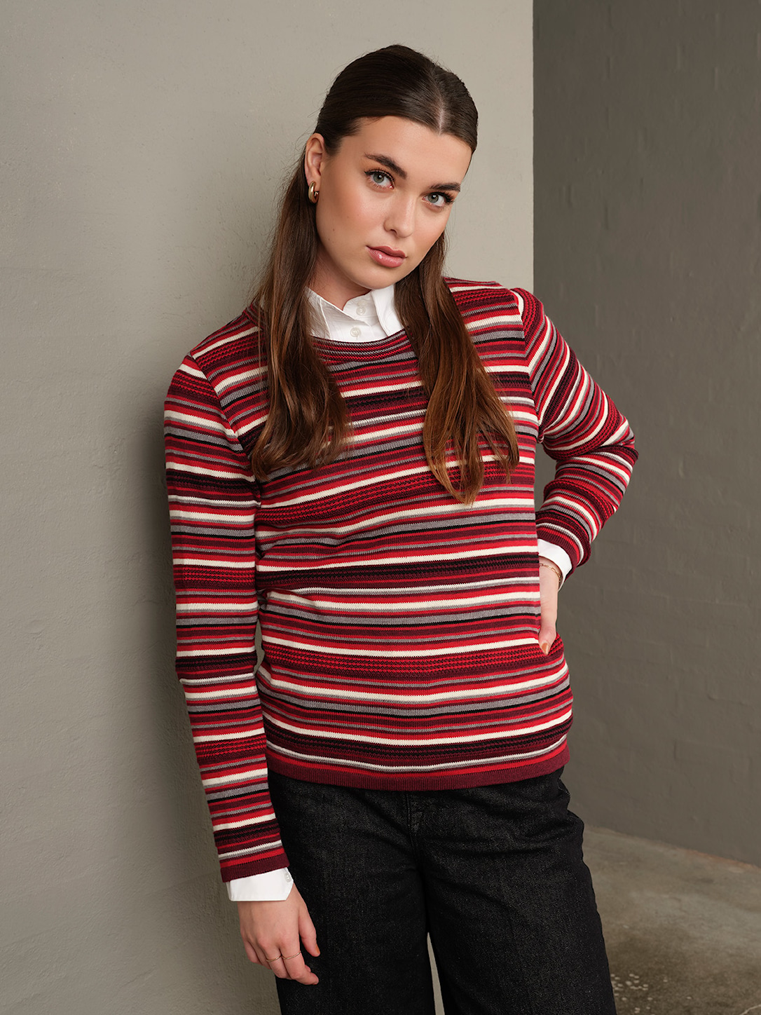 Skovhuus Kvinde Carina Bluse Grape Red Xxxl Grape Red Female XXXL