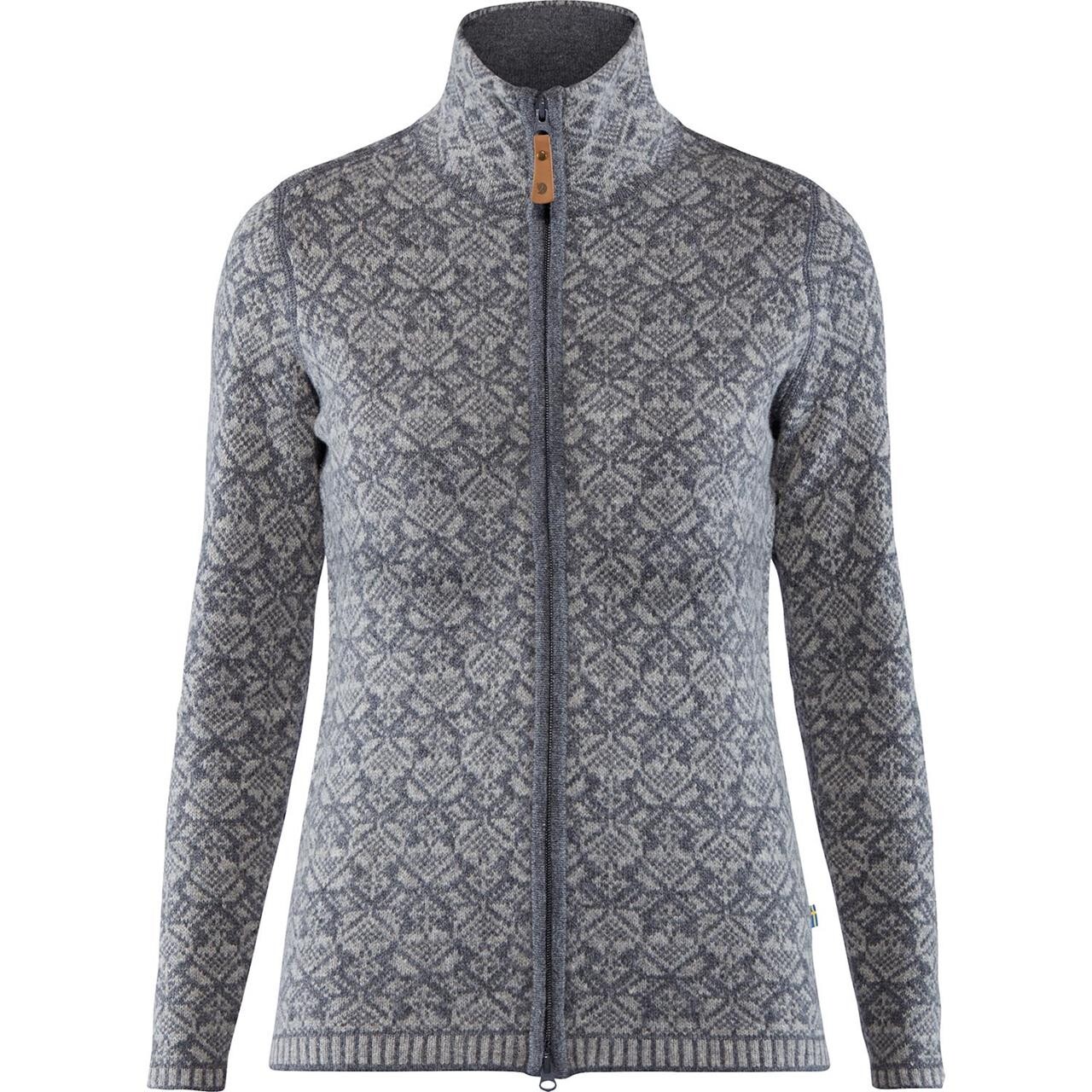 Fjallraven Womens Snow Cardigan Grå Grey 020 Large Grå (GREY/020)  X-large