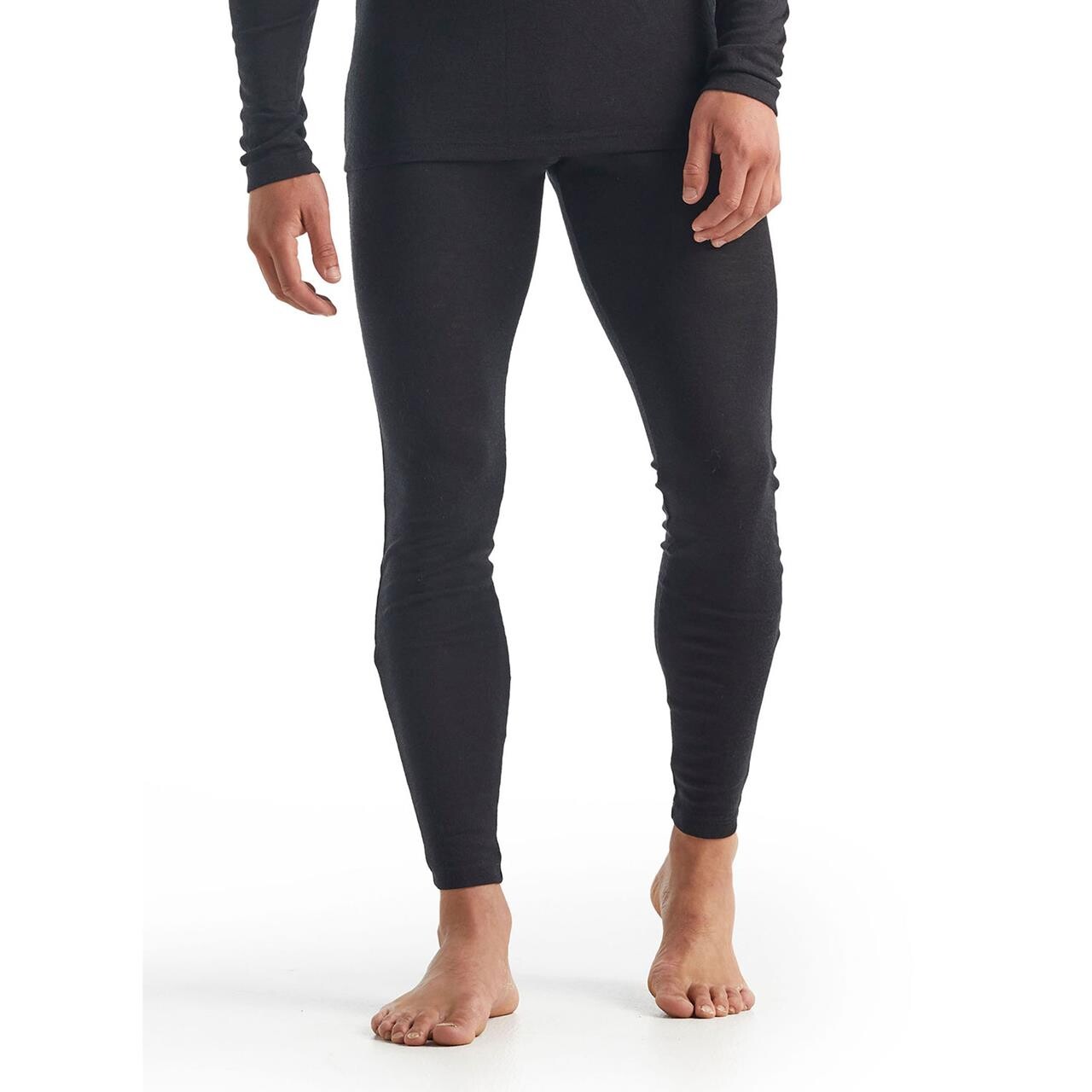 Icebreaker Mens 175 Everyday Leggings Sort Black Large Sort  XX-large