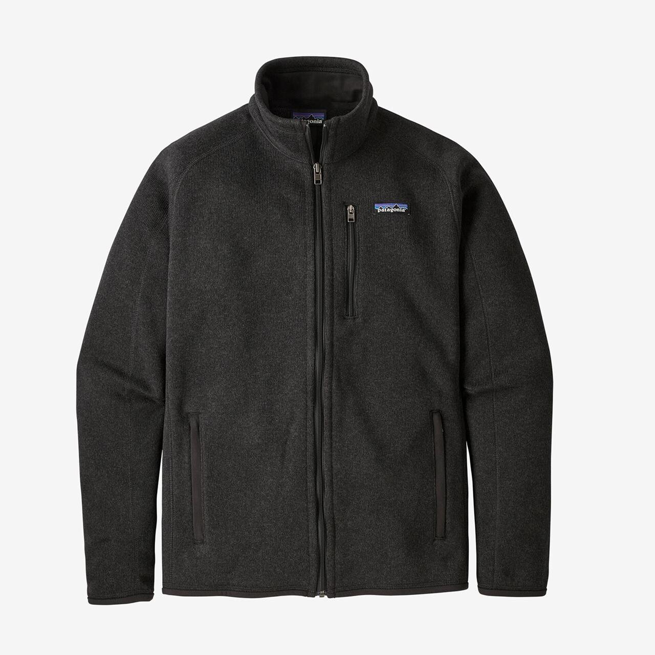 Patagonia Mens Better Sweater Jacket Sort Black Large Sort  XX-large