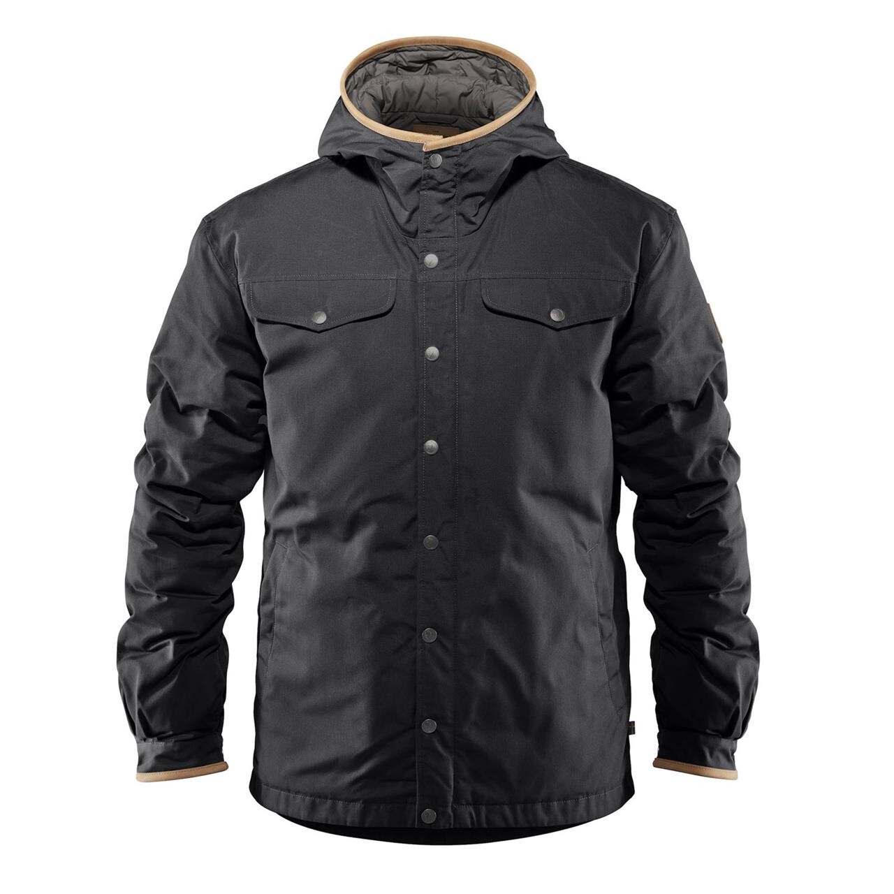 Fjallraven Mens Greenland Down Jacket Sort Black 550 Large Sort  X-large