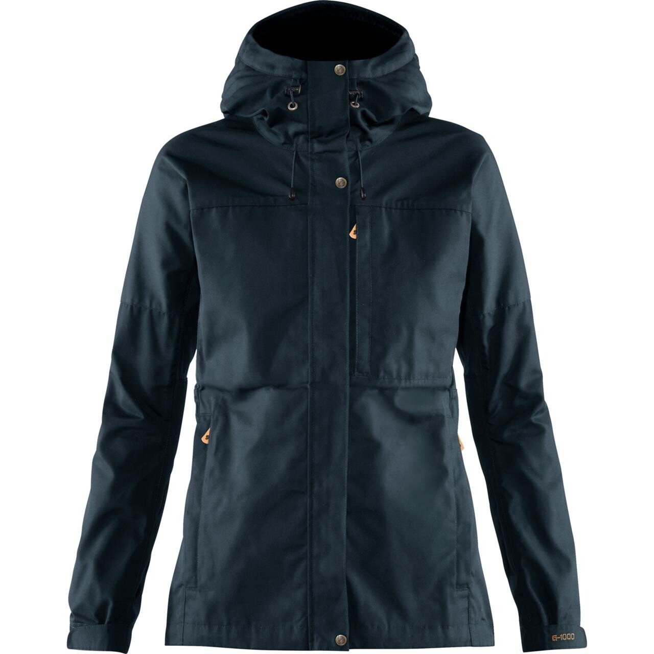 Fjallraven Womens Kaipak Jacket Blå Dark Navy 555 Large Blå (DARK NAVY/  X-large