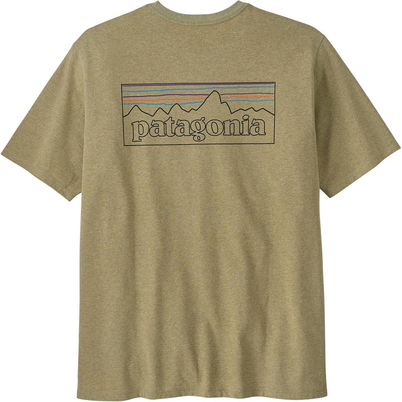 Patagonia Mens Logo Responsibili Tee Grøn Outline:gumtree Green Large Grøn  XX-large