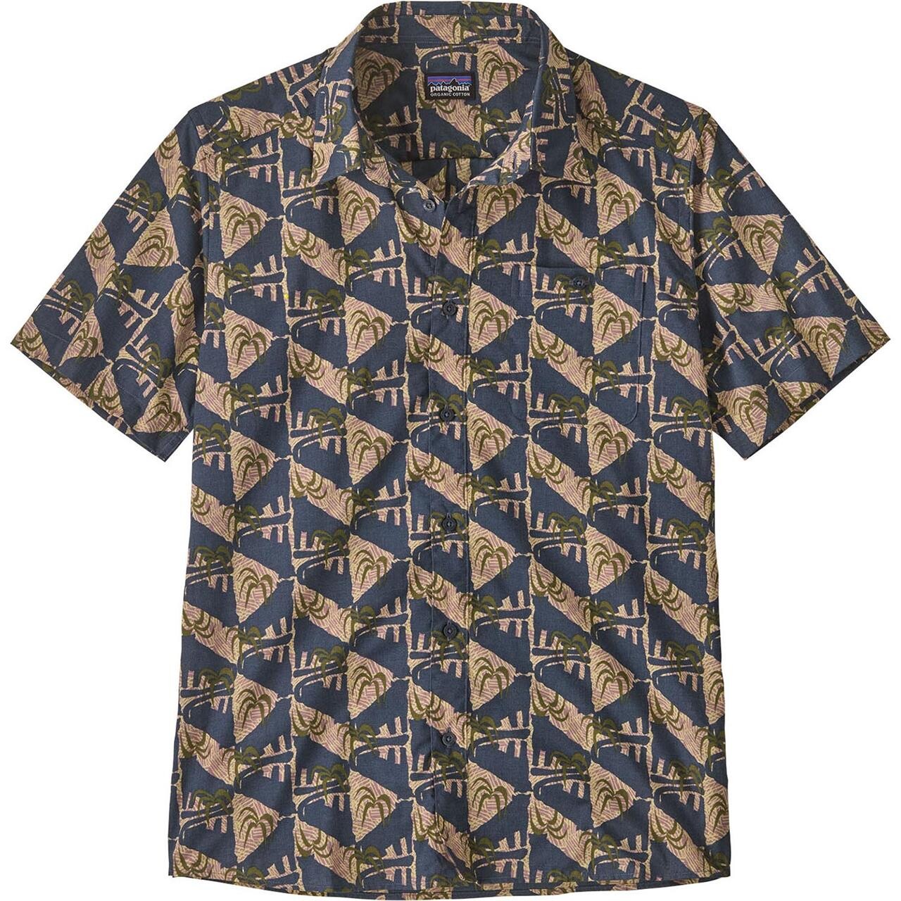 Patagonia Mens Shirt Blå Jaguar Geo:dolomite Blue Large Blå (JAGUAR GEO  X-large