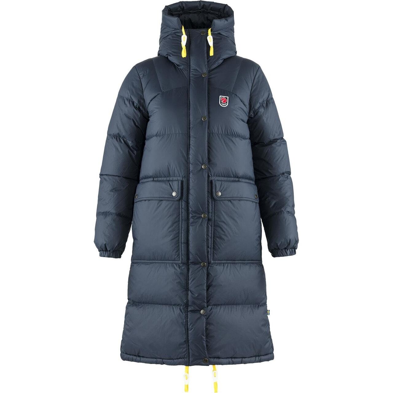 Fjallraven Womens Expedition Long Down Parka Blå Navy 560 Large Blå (NAVY/560)  X-large