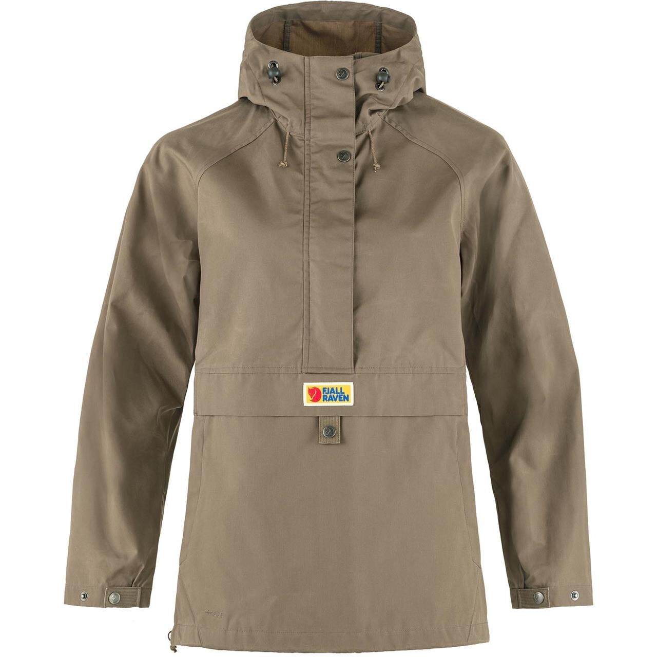 Fjallraven Womens Vardag Anorak Brun Suede Brown 244 Large Brun (SUEDE BRO  X-large