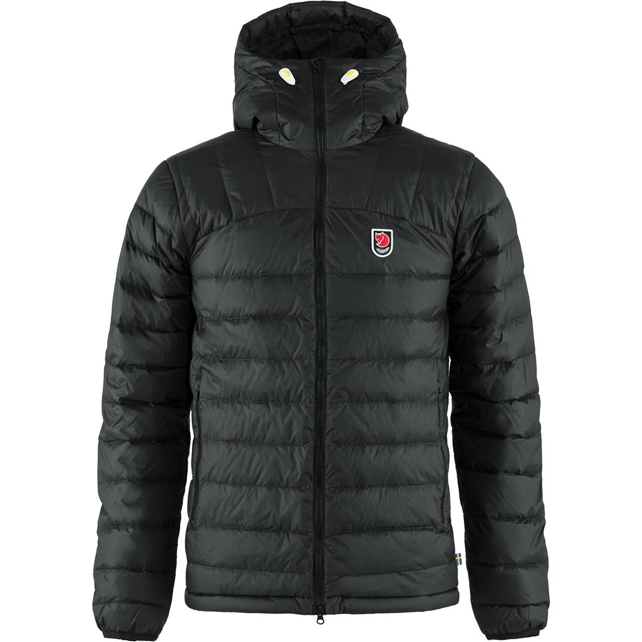 Fjallraven Mens Expedition Pack Down Hoodie Sort Black 550 Large Sort  XX-large