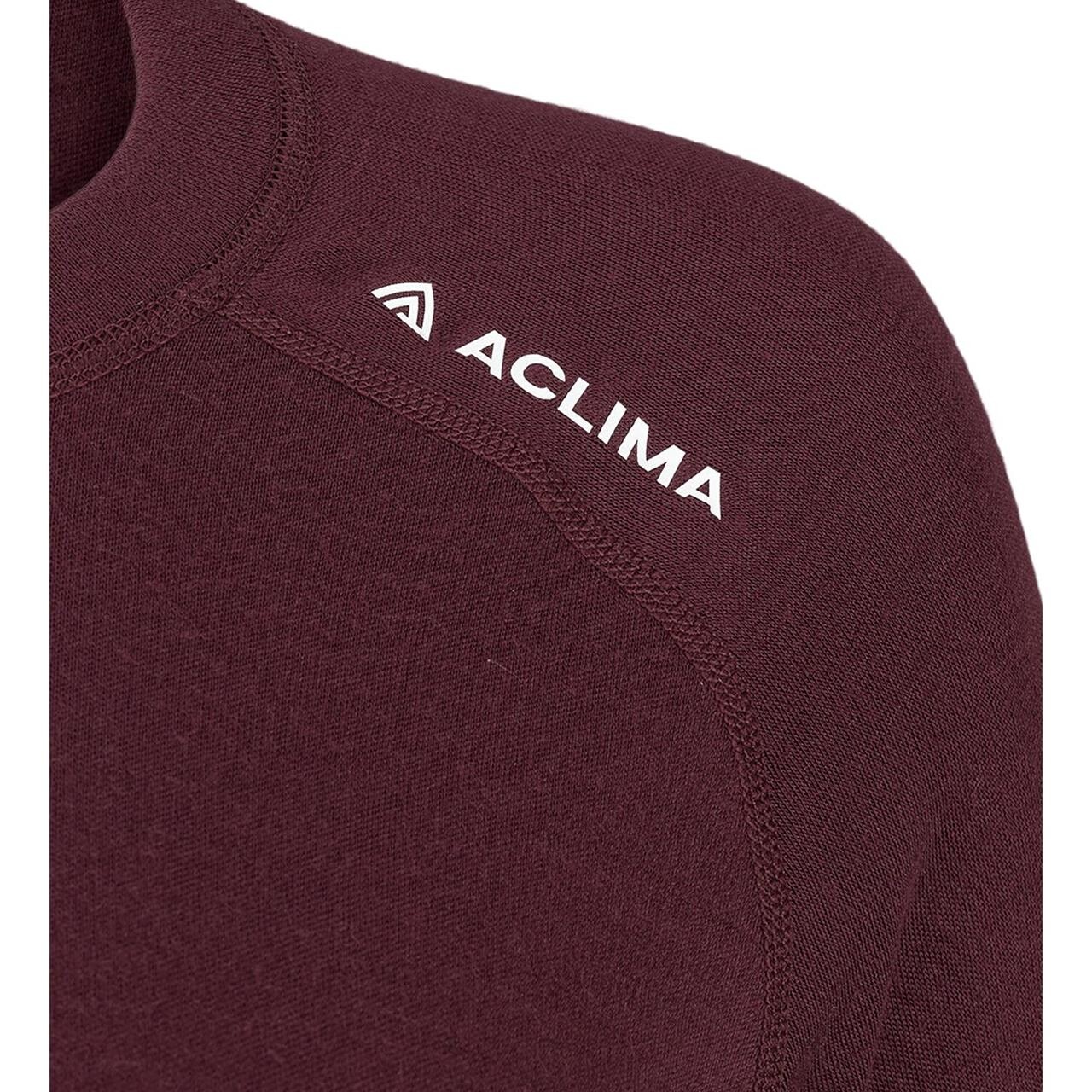 Aclima Womens Warmwool Crew Neck Shirt Lilla Fig Large Lilla (FIG)  XX-large