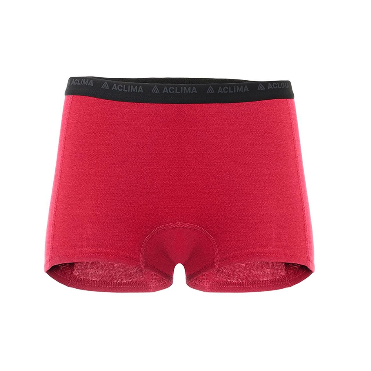 Aclima Womens Warmwool Boxer Shorts Rød Jester Red Large Rød (JESTER RED  XX-large