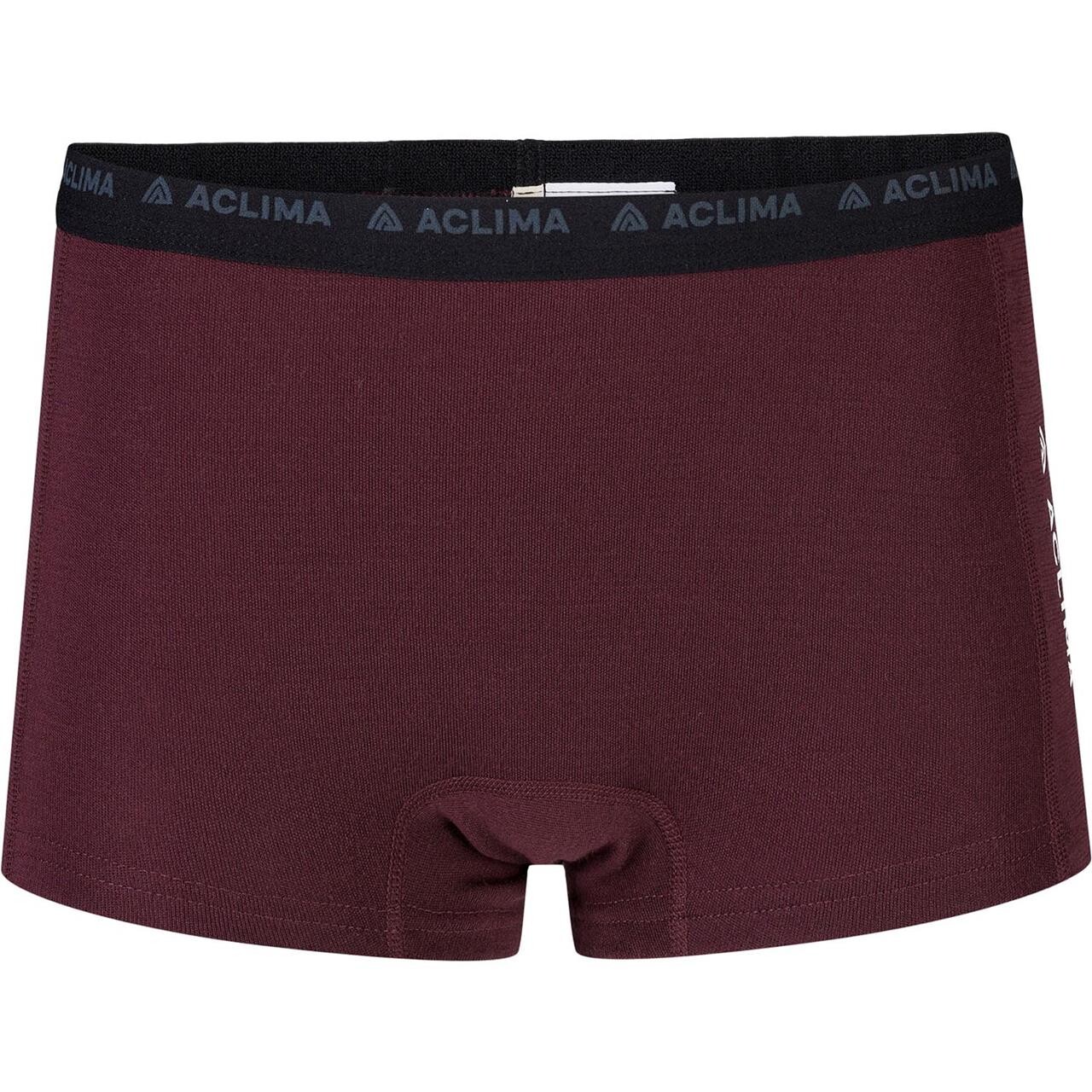 Aclima Womens Warmwool Boxer Shorts Lilla Fig Large Lilla (FIG)  XX-large