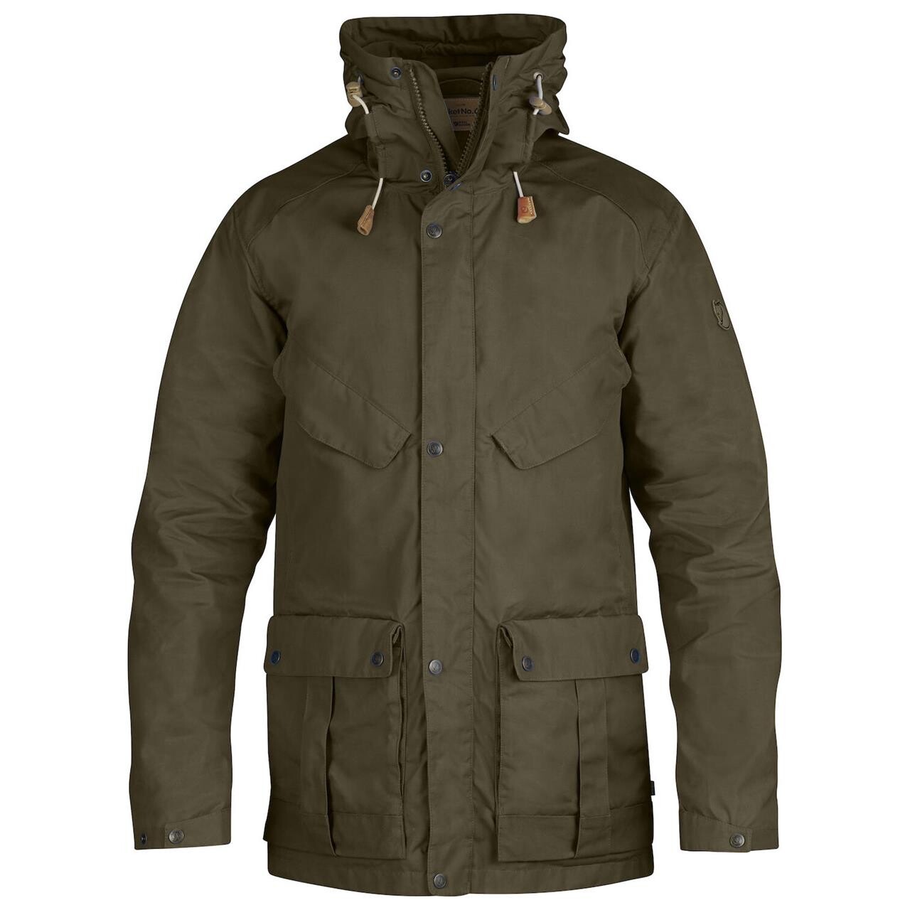 Fjallraven Mens Jacket Grøn Dark Olive 633 Large Grøn  XX-large