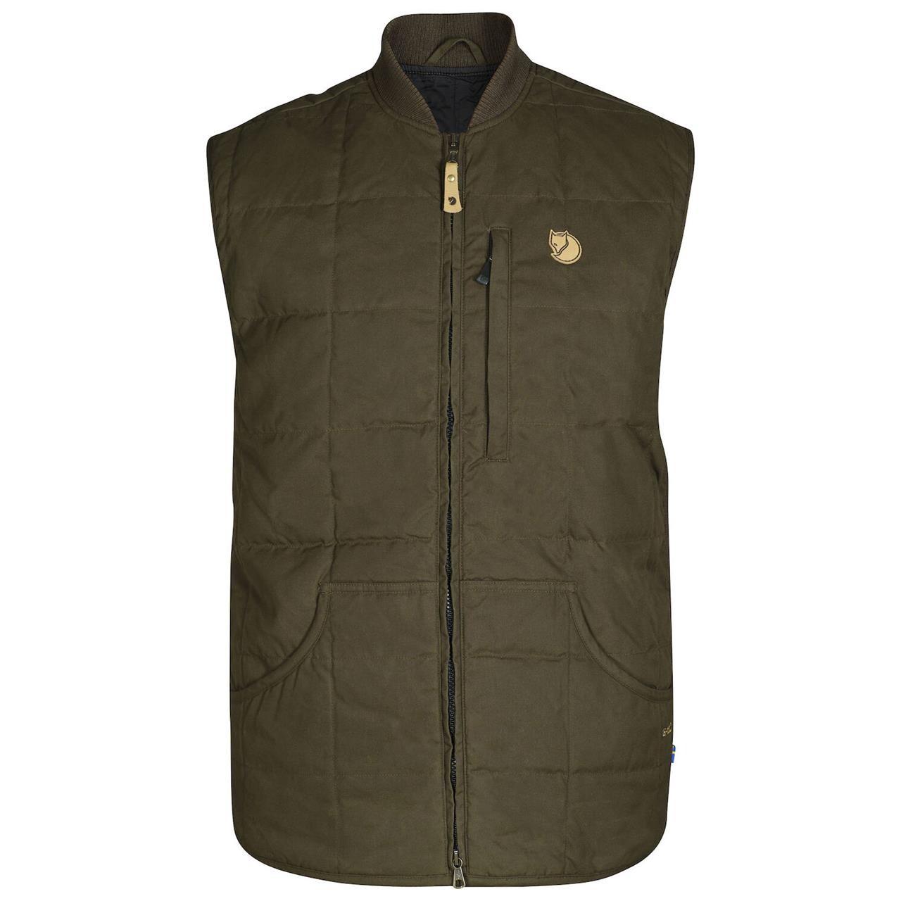 Fjallraven Mens Grimsey Vest Grøn Dark Olive 633 Xxx Large Grøn  XXX-large