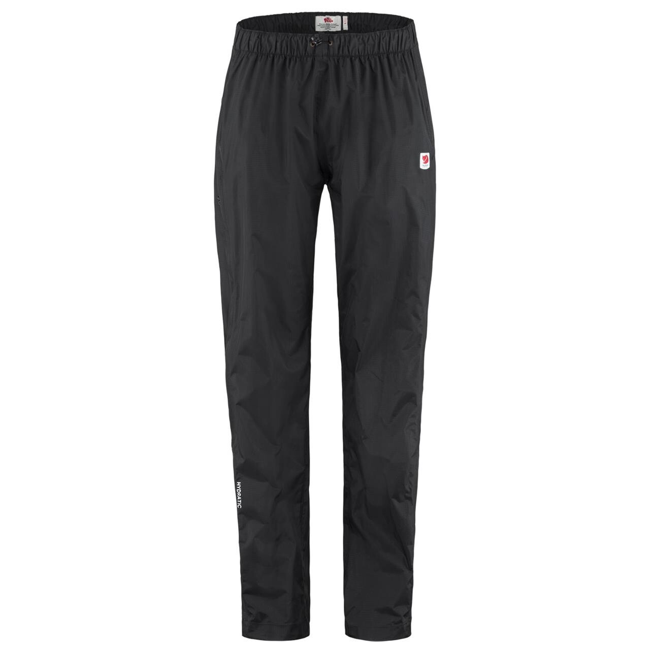 Fjallraven Womens High Coast Hydratic Trousers Sort Black 550 Large Sort  X-large