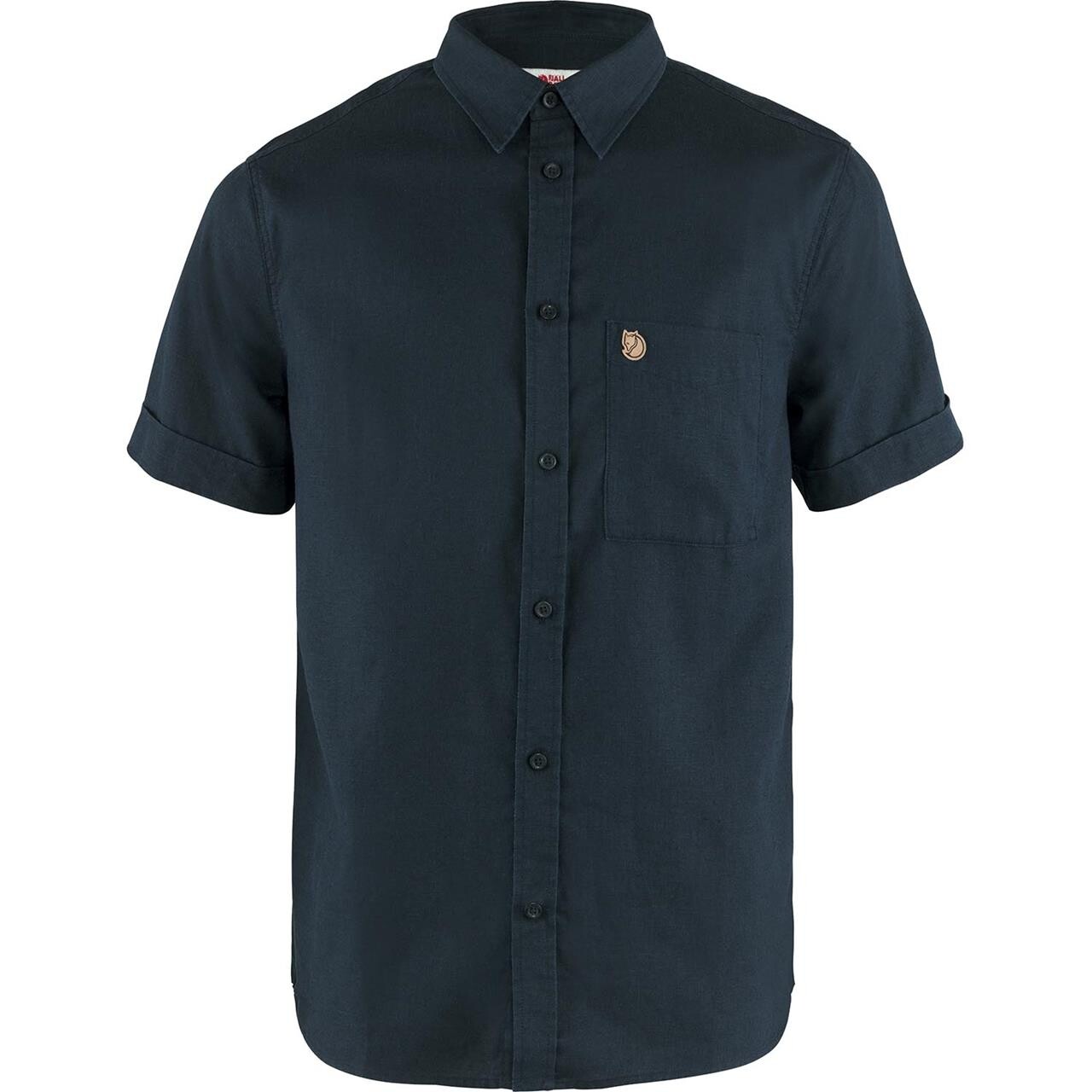 Fjallraven Mens Vik Travel Shirt Blå Dark Navy 555 Large Blå (DARK NAVY/  XX-large