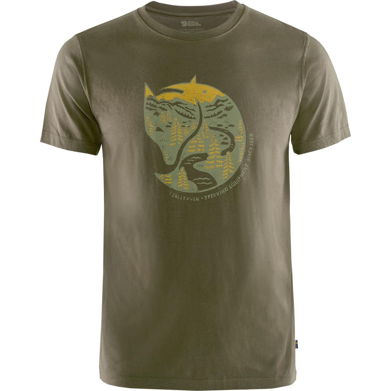 Fjallraven Mens Arctic Fox Shirt Grøn Dark Olive 633 Large Grøn  XX-large