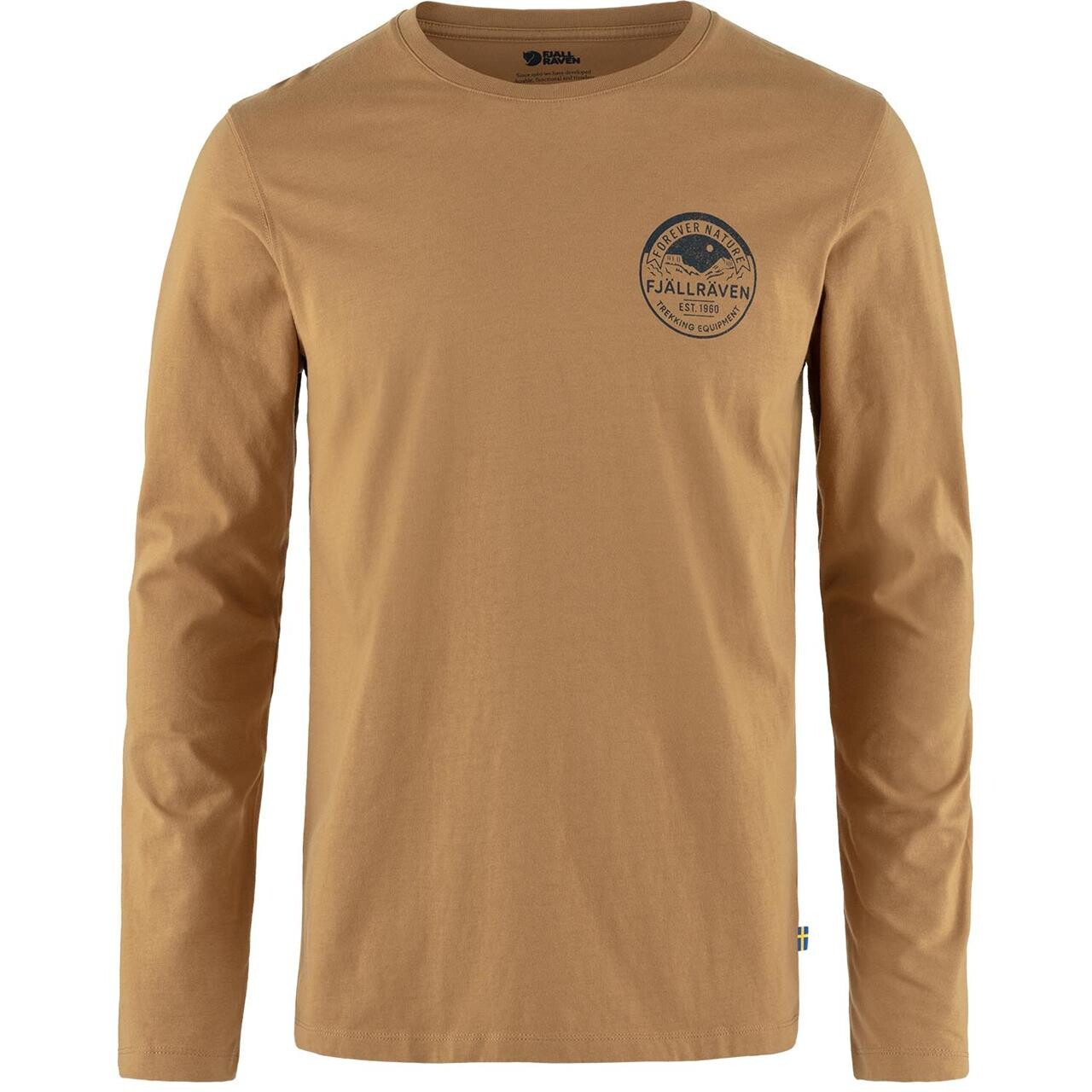 Fjallraven Mens Forever Nature Badge Brun Buckwheat Brown 232 Large Brun (BUCKWHEAT  X-large