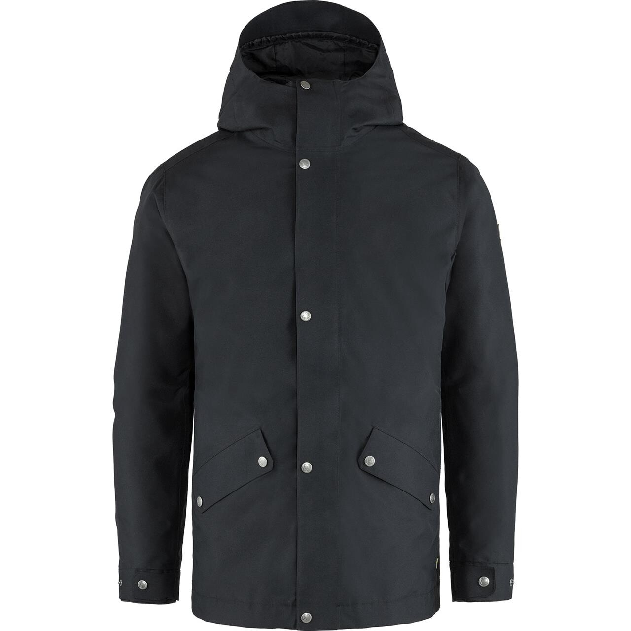 Fjallraven Mens Visby Jacket Sort Black 550 Large Sort  XX-large