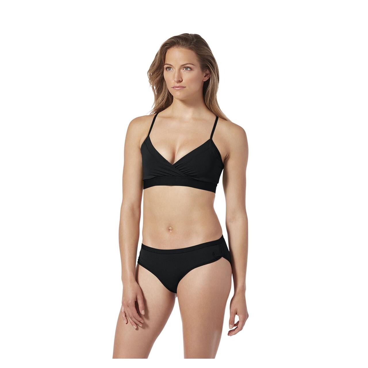 Royal Robbins Womens Readydry Racerback Bra Sort Jet Black Large Sort  X-large