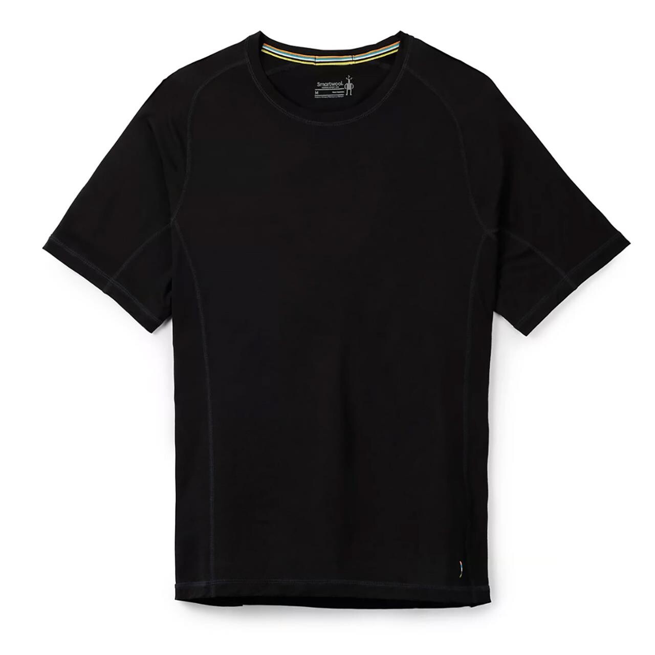 Smartwool Mens Active Ultralite Short Sleeve Sort Black Large Sort  X-large
