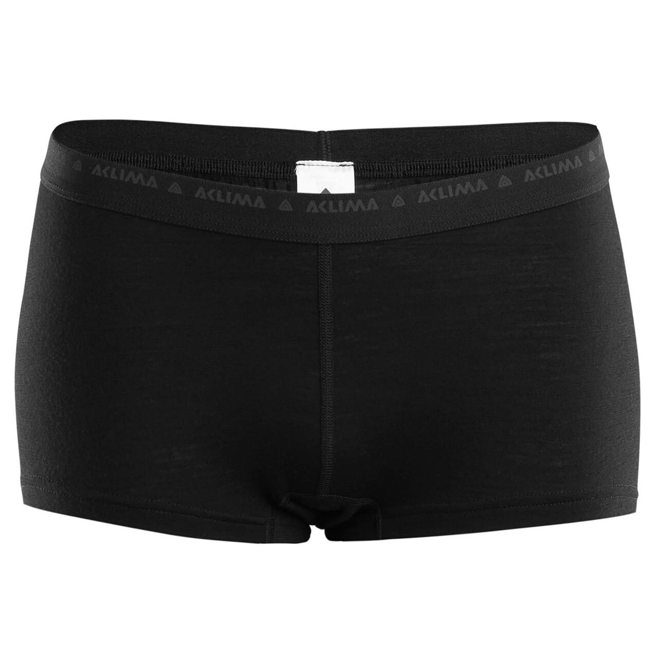 Aclima Womens Lightwool Hipsters Sort Jet Black Large Sort  XX-large