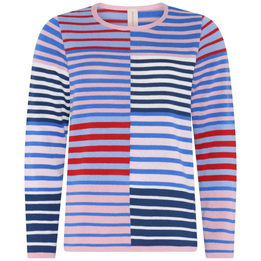Skovhuus Kvinde Ronja Strikbluse Geranium Pink Xxxl Pink Female XXXL