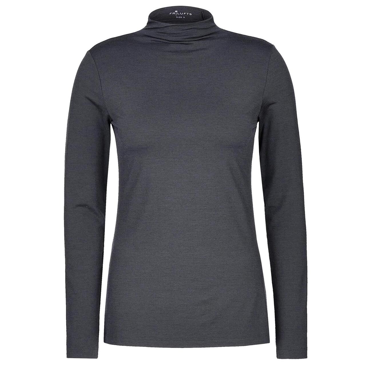 Frilufts Womens Ojobi Turtleneck Longsleeve Grå Magnet Large Grå (MAGNET)  X-large
