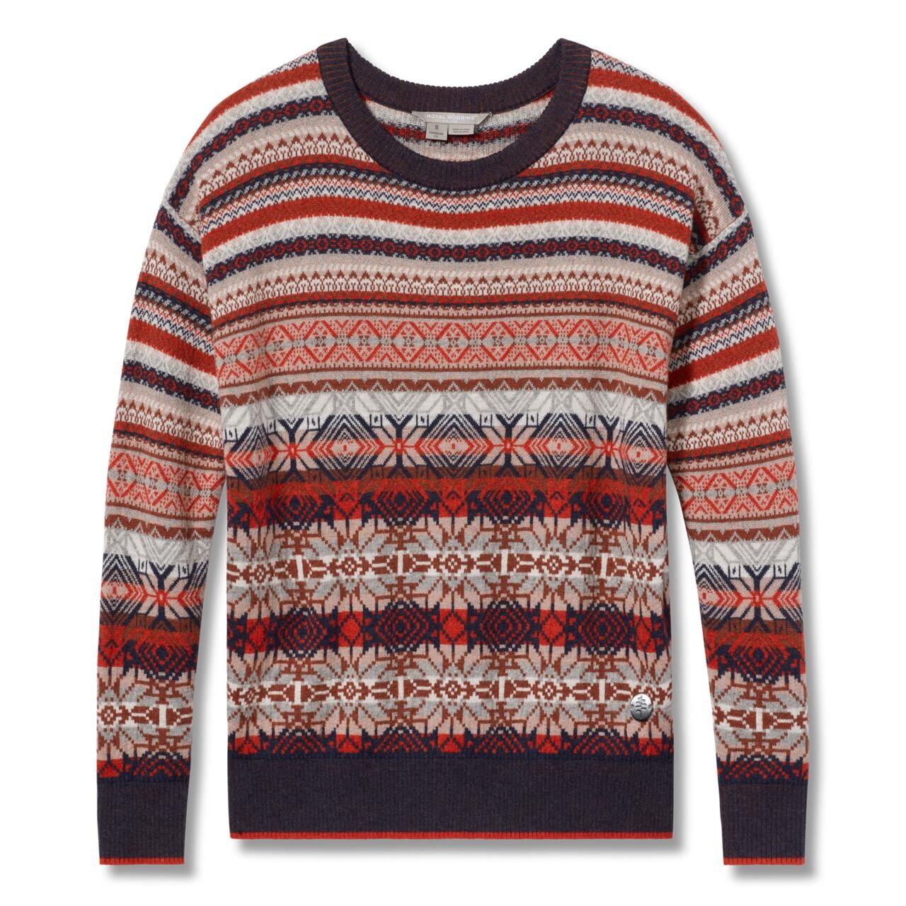 Royal Robbins Womens Westlands Relaxed Pullover Rød Crimson Large Rød (CRIMSON)  X-large