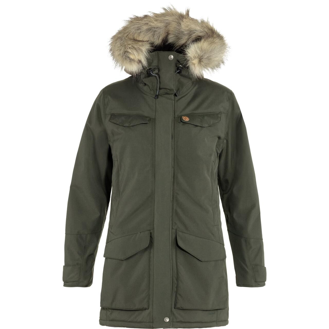 Fjallraven Womens Nuuk Parka Grøn Deep Forest 662 Large Grøn  XX-large