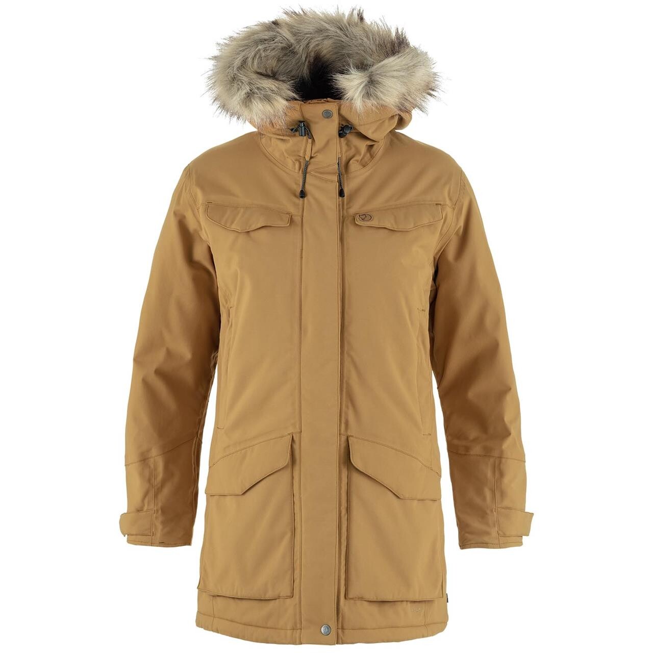 Fjallraven Womens Nuuk Parka Brun Buckwheat Brown 232 Large Brun (BUCKWHEAT  XX-large