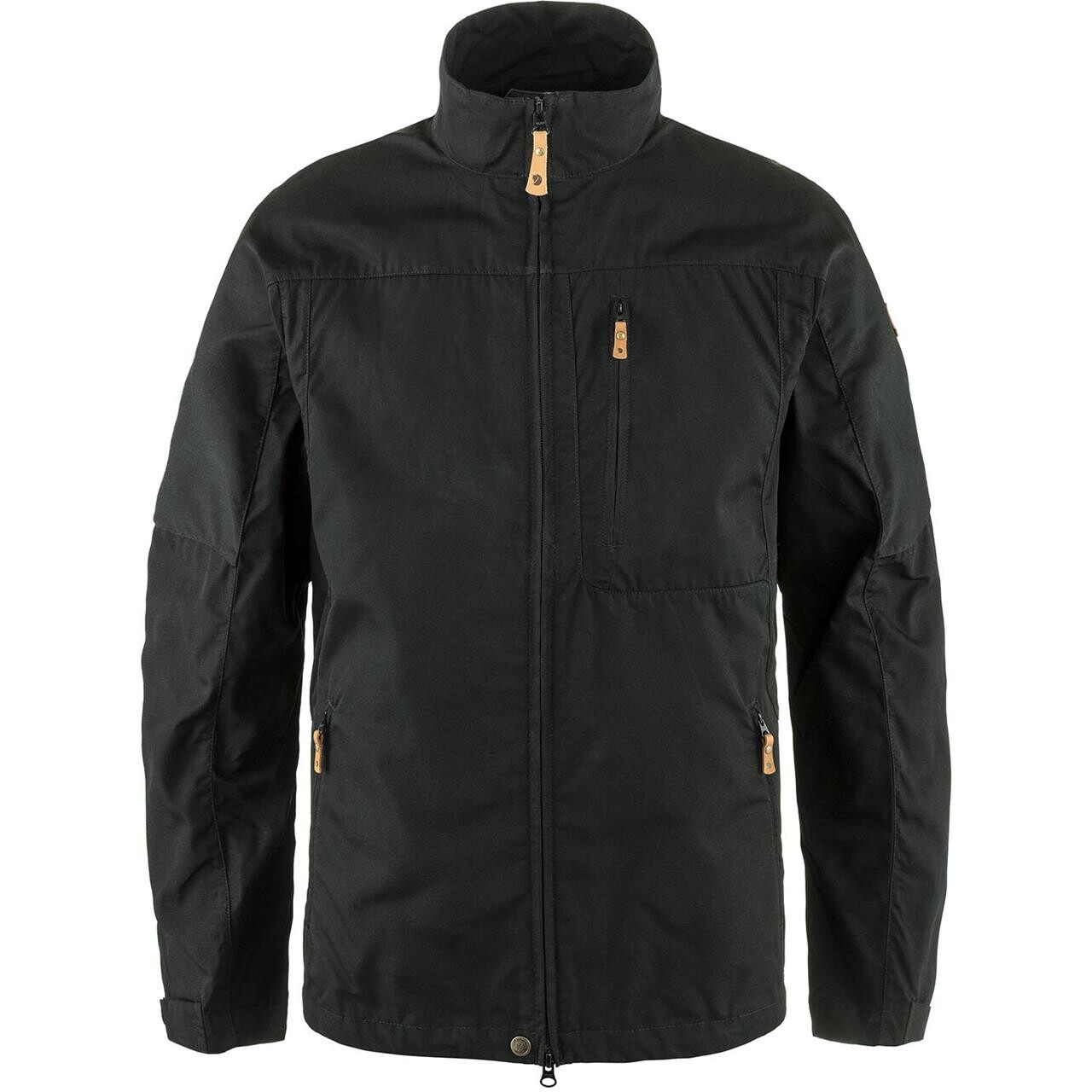 Fjallraven Mens Vik Stencollar Jacket Sort Black 550 Large Sort  XX-large
