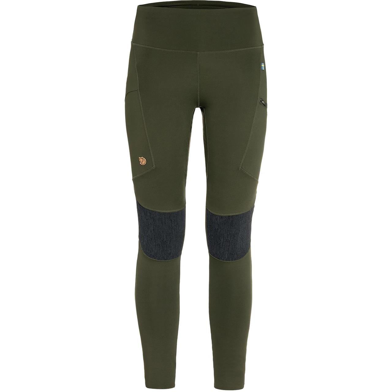 Fjallraven Womens Abisko Trekking Tights Grøn Deep Forest 662 Large Grøn  XX-large