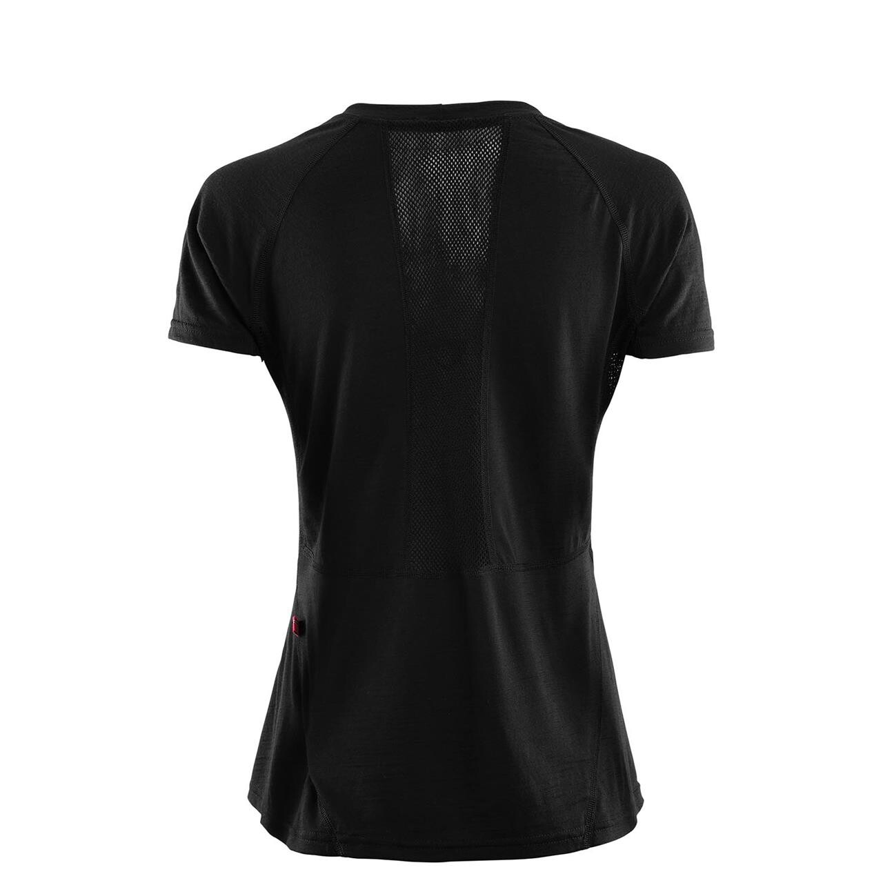Aclima Womens Lightwool Sports Shirt Sort Jet Black Large Sort  XX-large